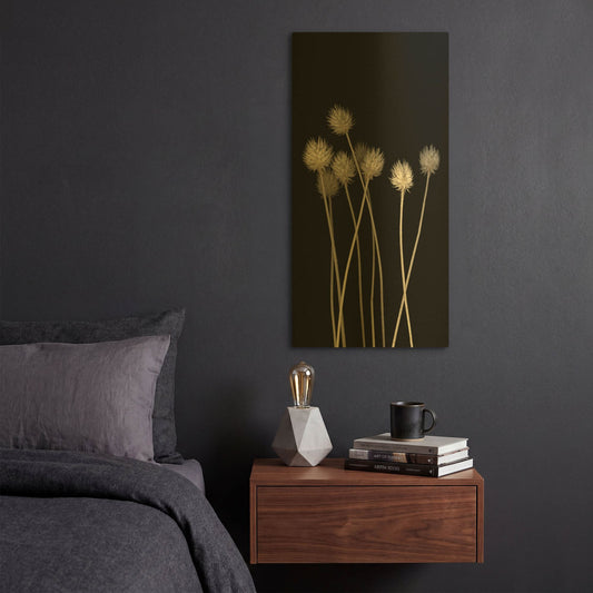 'Dried Up 1' By PhotoINC Studio Gold Metal Wall Art