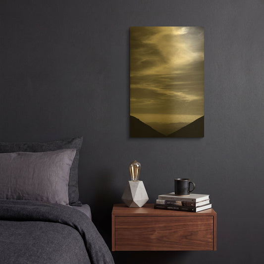 'Heavens Above' By PhotoINC Studio Gold Metal Wall Art