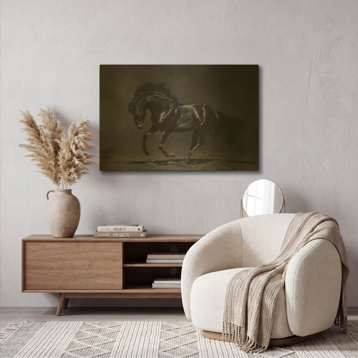 'Onyx' By PhotoINC Studio Gold Metal Wall Art