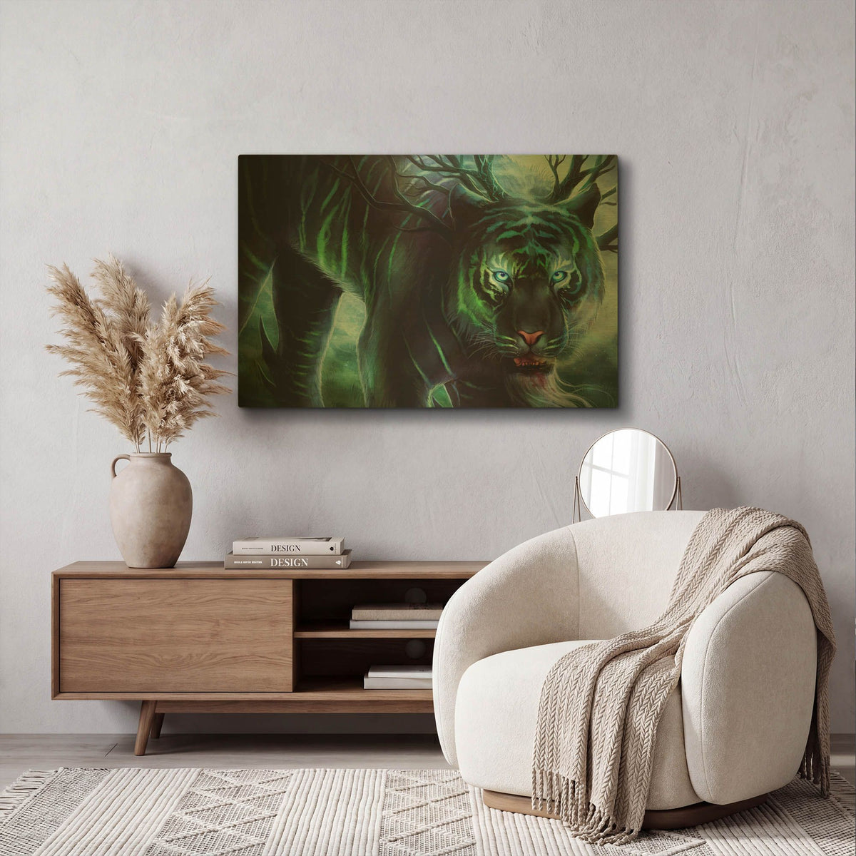 'Cold Stare' By JoJoes Art Gold Metal Wall Art