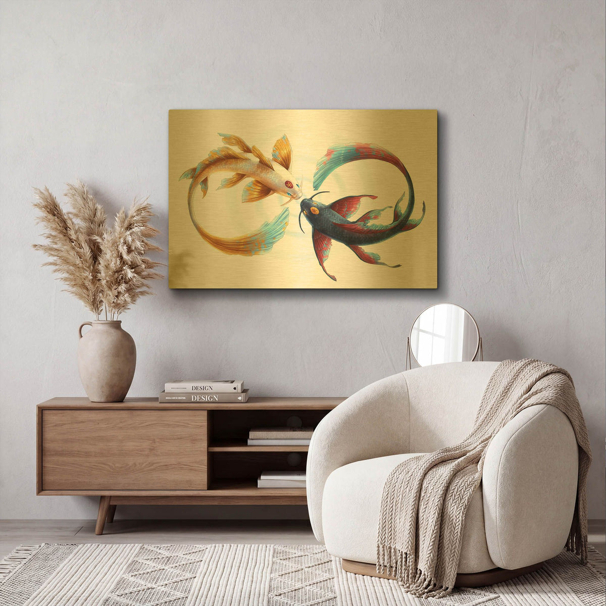 'Eternal Bond' By JoJoes Art Gold Metal Wall Art
