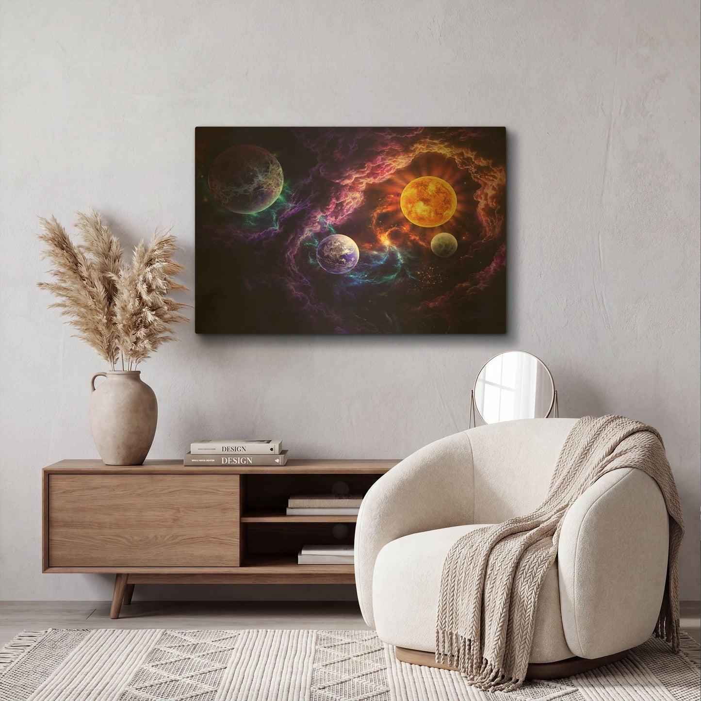'JOJOES206791-Plan of Salvation' By JoJoes Art Gold Metal Wall Art