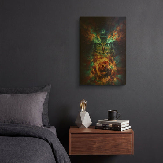 'JOJOES232436-Aurowla' By JoJoes Art Gold Metal Wall Art