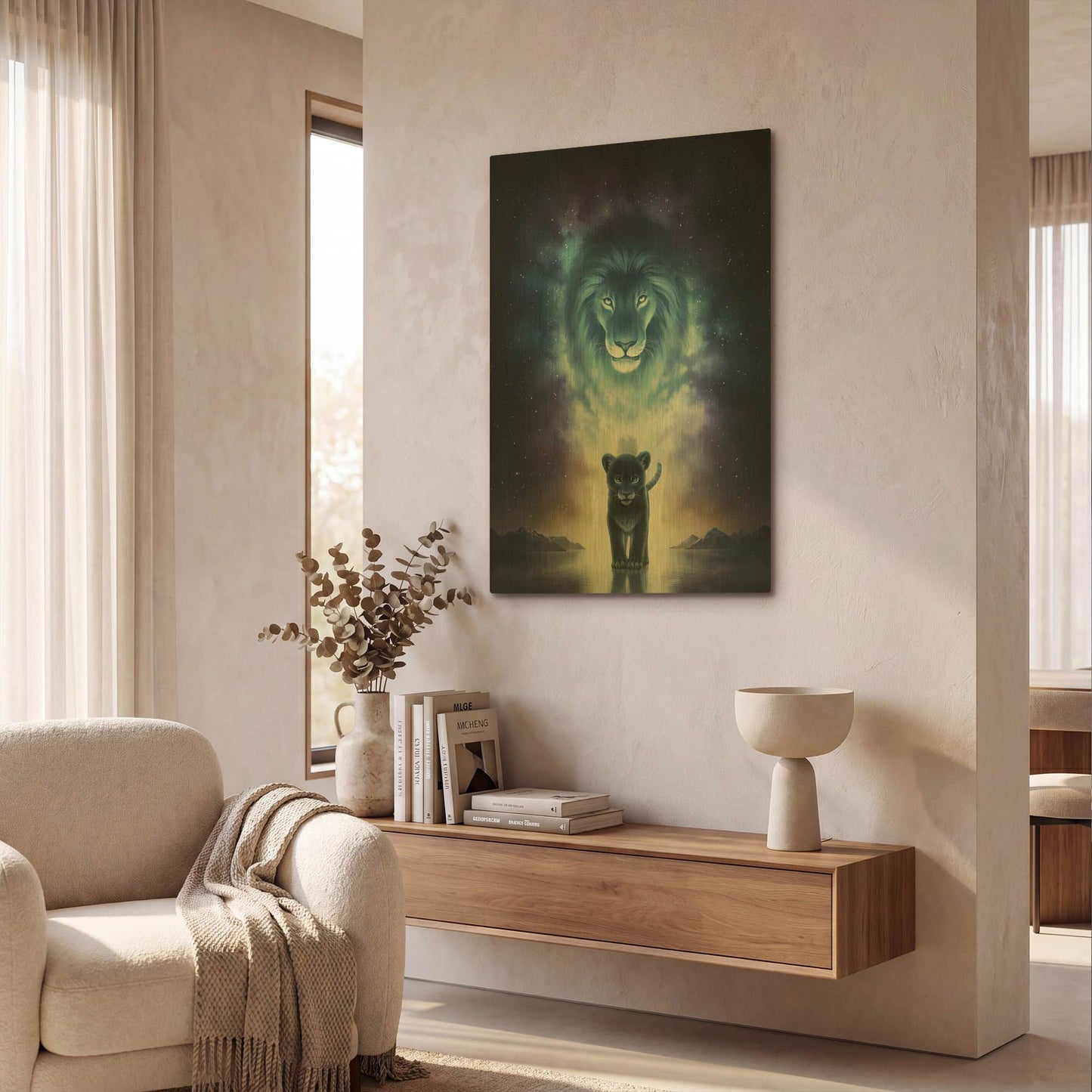 'JOJOES273422-A King's Path' By JoJoes Art Gold Metal Wall Art
