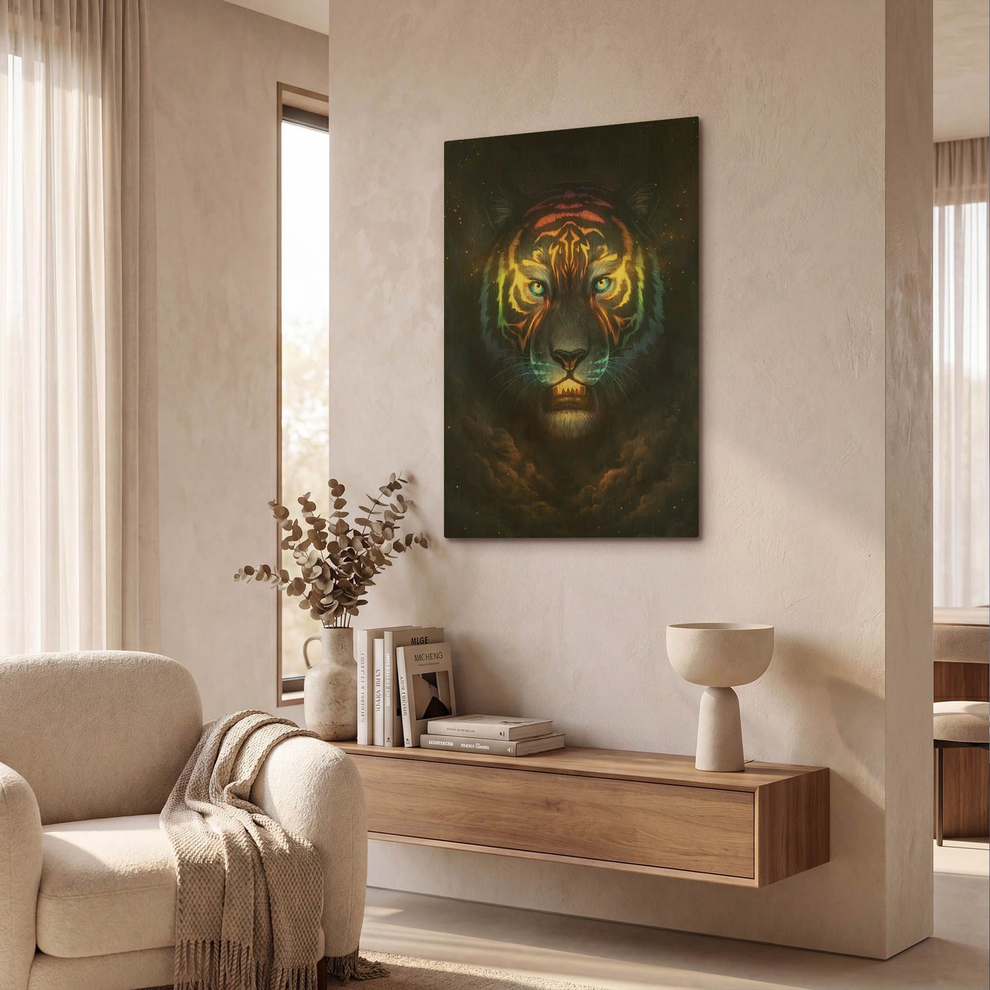 'JOJOES273425-Colorsoul' By JoJoes Art Gold Metal Wall Art