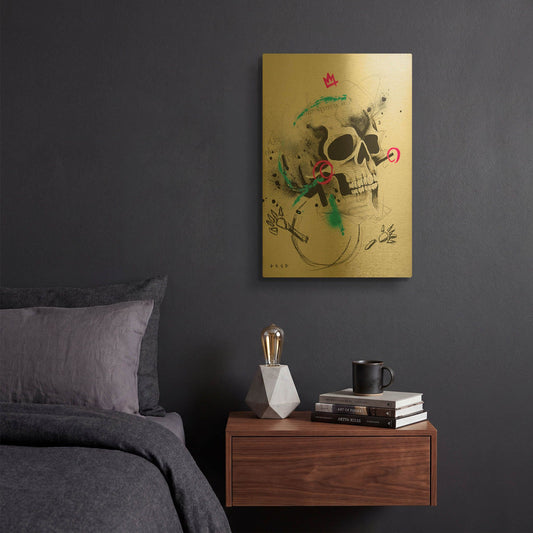 'Untitled 1' By Taka Sudo Gold Metal Wall Art