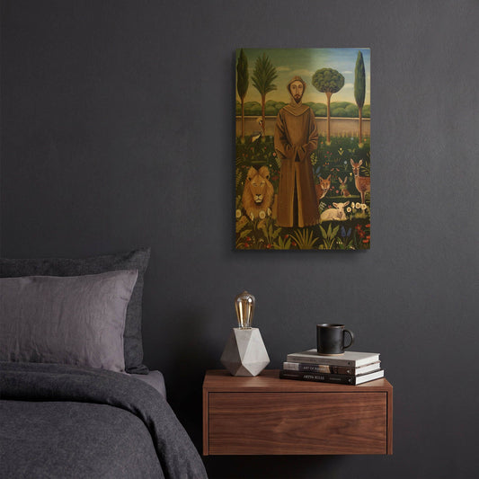 'Francis 3' By Catherine A Nolin Gold Metal Wall Art