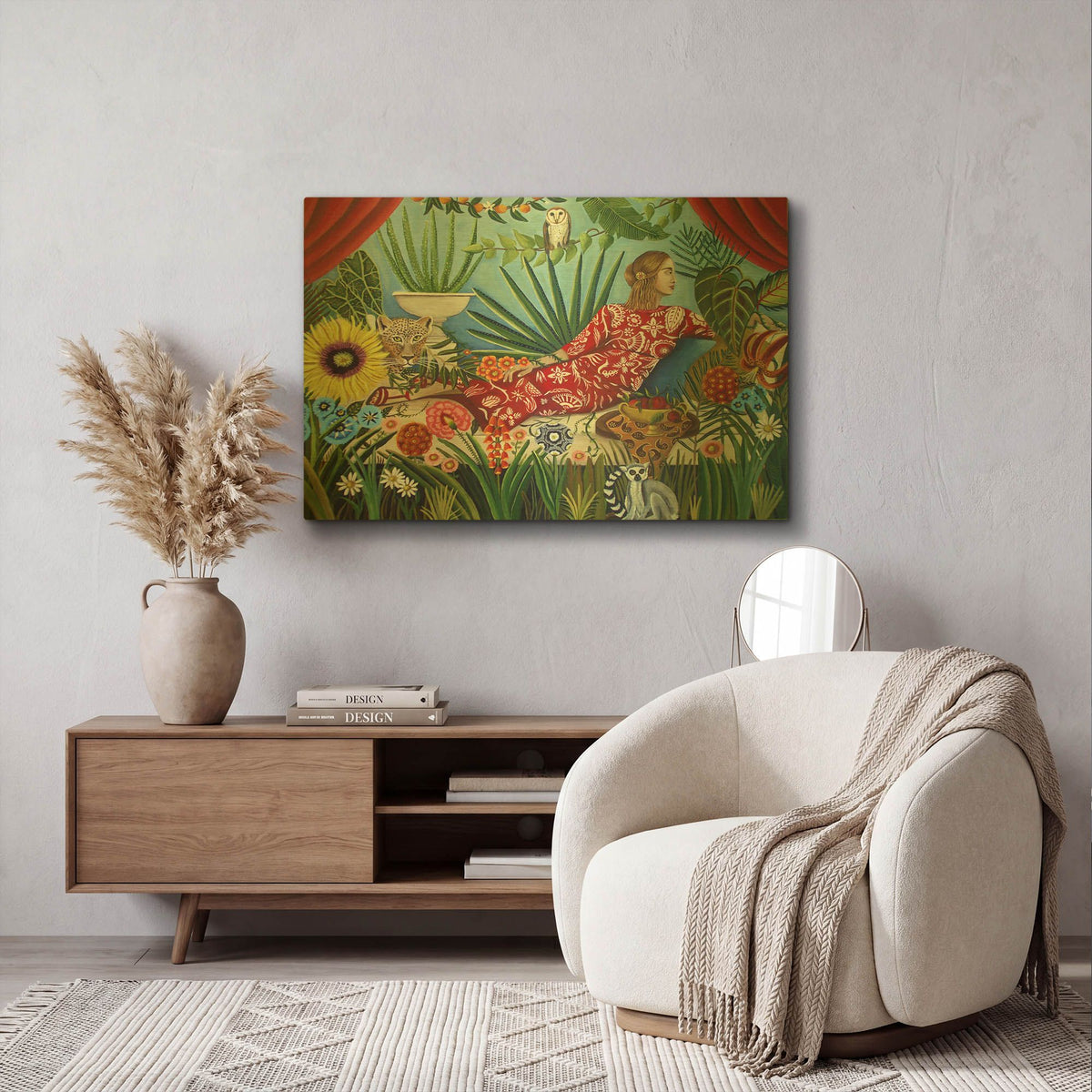 'Off the Grid' By Catherine A Nolin Gold Metal Wall Art