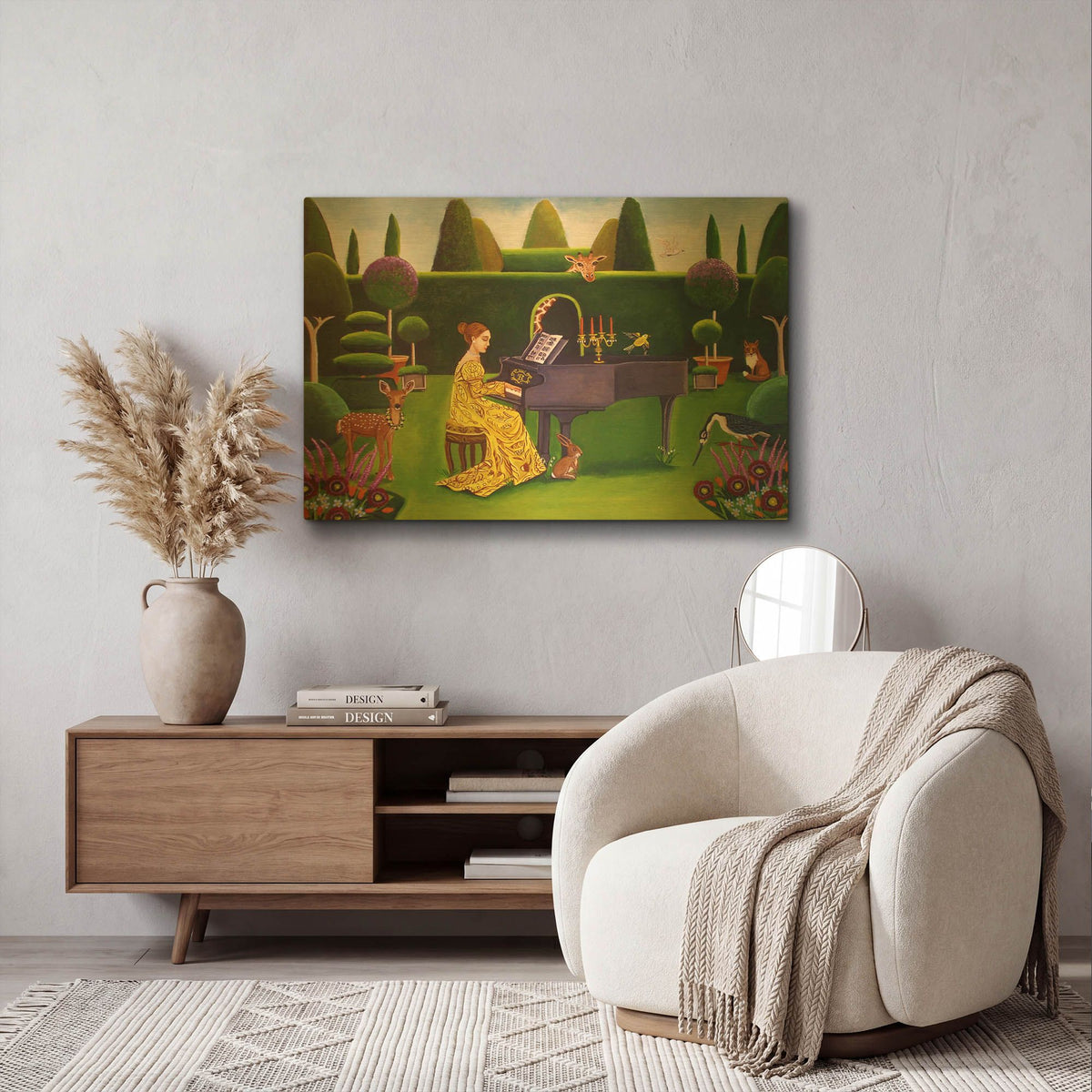 'Summer Sonata' By Catherine A Nolin Gold Metal Wall Art
