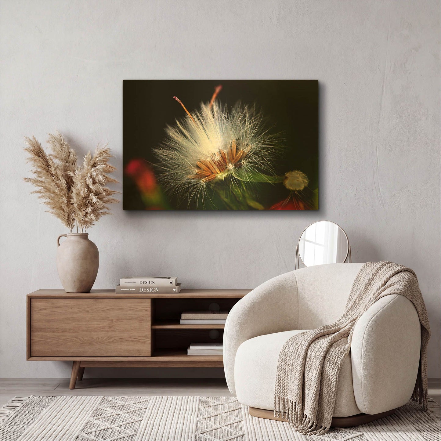 'Snow Flower' By Dana Brett Munach Gold Metal Wall Art