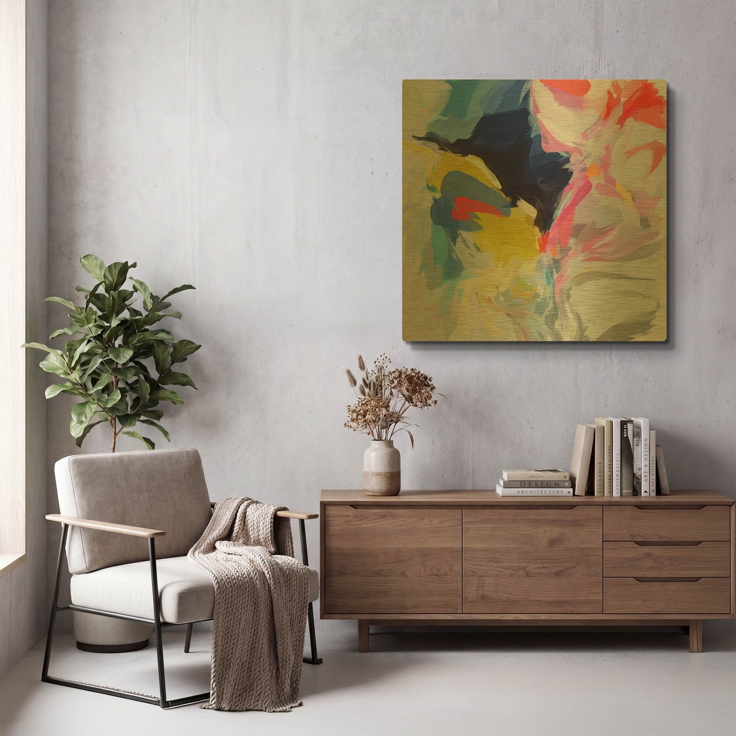 'Divine Potential 3' By Irena Orlov Gold Metal Wall Art