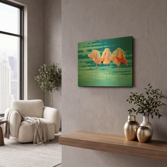 'Early Summer Breeze' By Joh Naito Gold Metal Wall Art