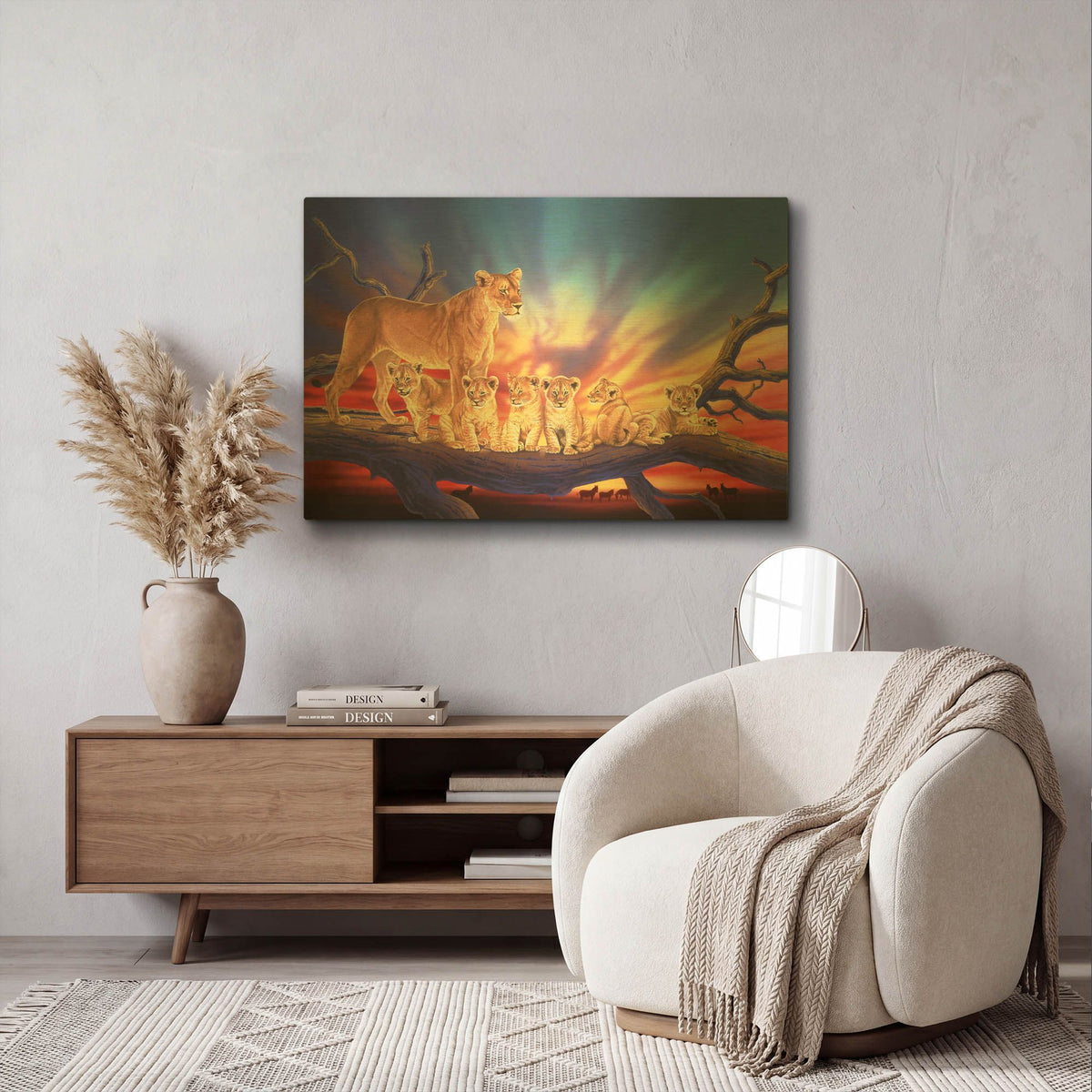 'Innocence' By Joh Naito Gold Metal Wall Art