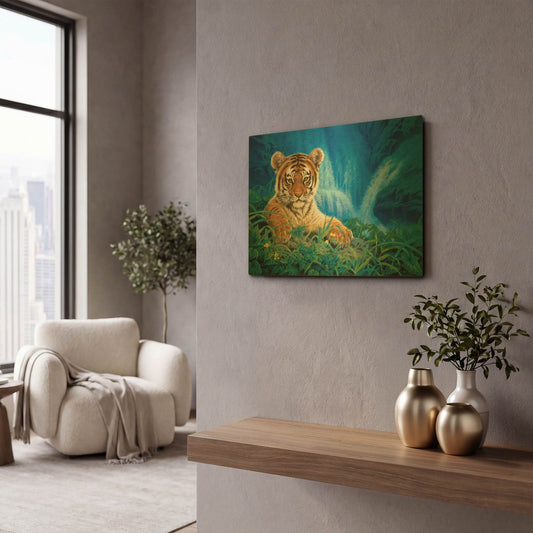 'Summer Fragrance' By Joh Naito Gold Metal Wall Art