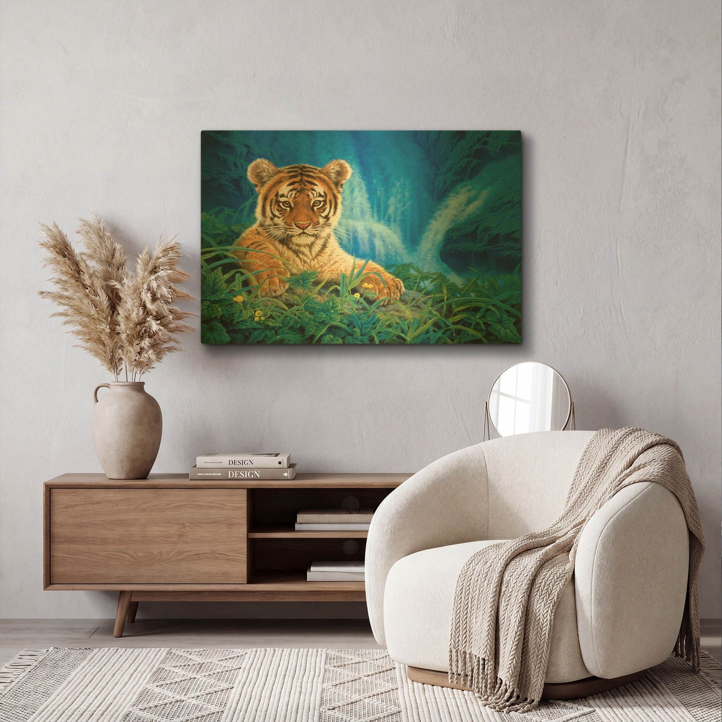 'Summer Fragrance' By Joh Naito Gold Metal Wall Art