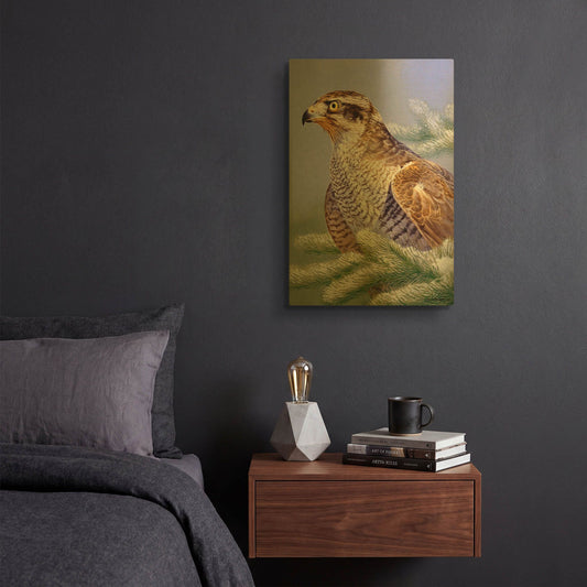 'Basking' By Joh Naito Gold Metal Wall Art