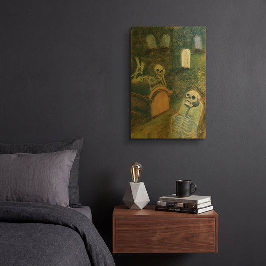 'There' By Marie Marfia Fine Art Gold Metal Wall Art