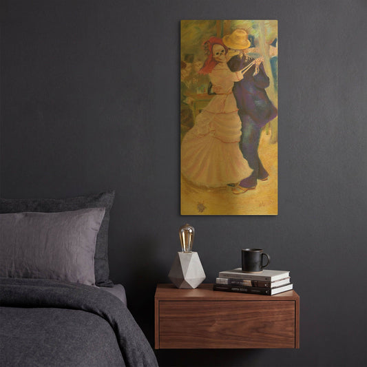'Skelly Dance At Bougival' By Marie Marfia Fine Art Gold Metal Wall Art
