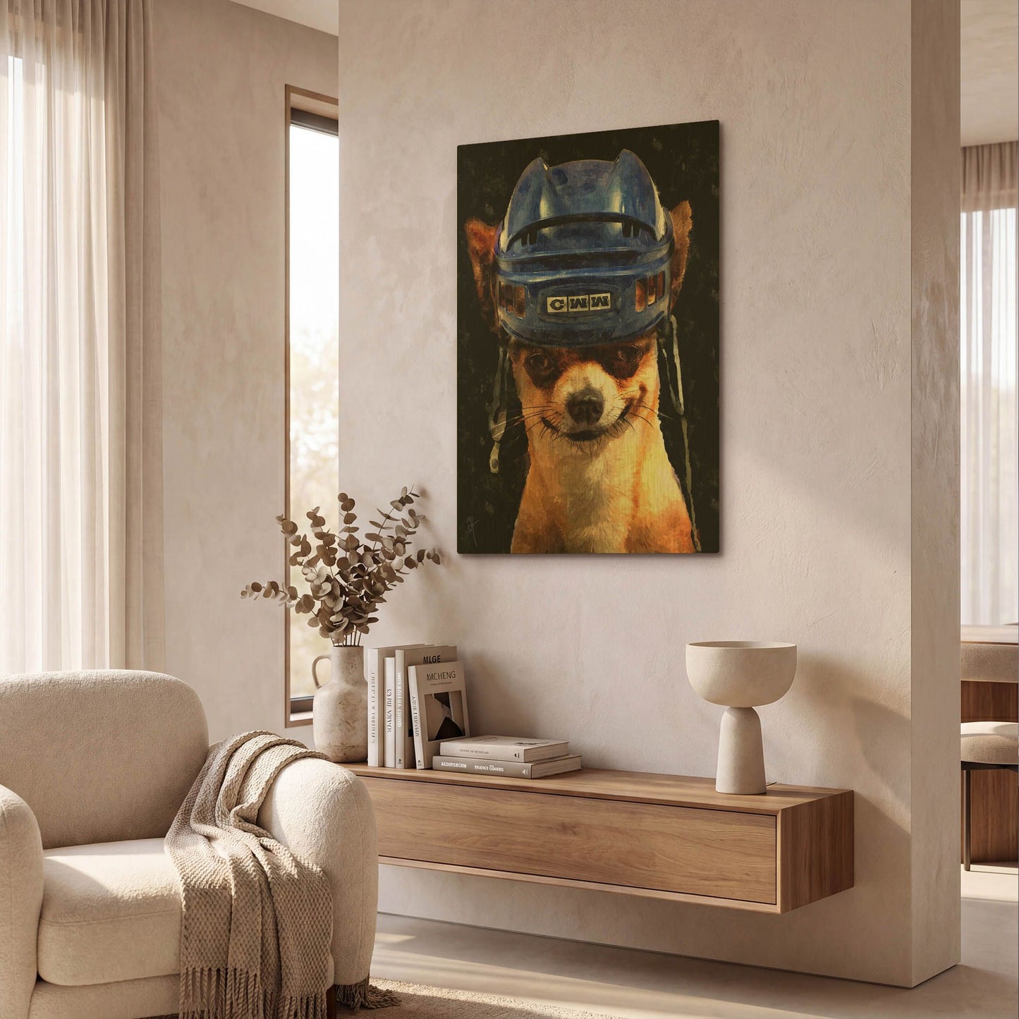 'Chiwana Go' By Murray Henderson Fine Art Gold Metal Wall Art