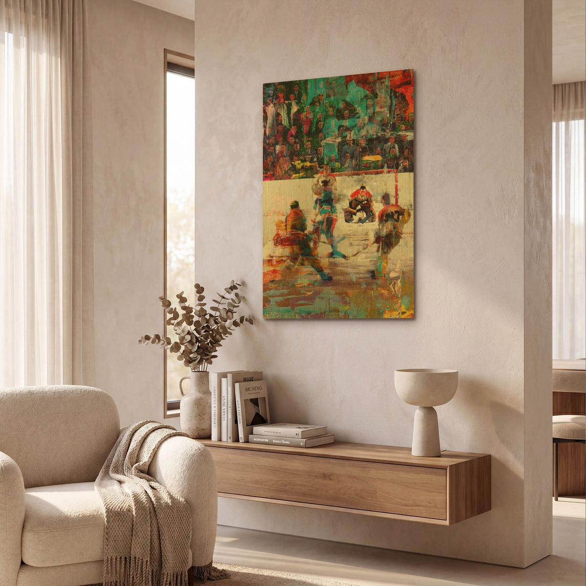 'Jouque 2' By Murray Henderson Fine Art Gold Metal Wall Art
