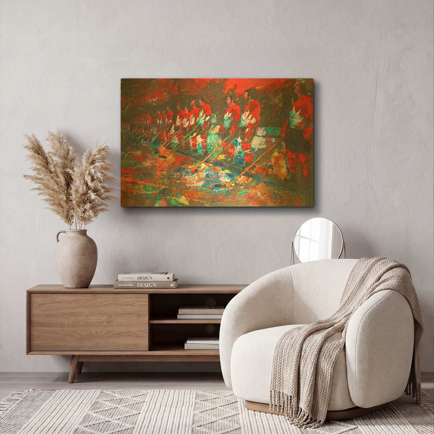'Team Canada 72' By Murray Henderson Fine Art Gold Metal Wall Art