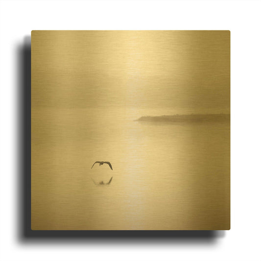 'Silence' By Nicholas Bell Photography Gold Metal Wall Art