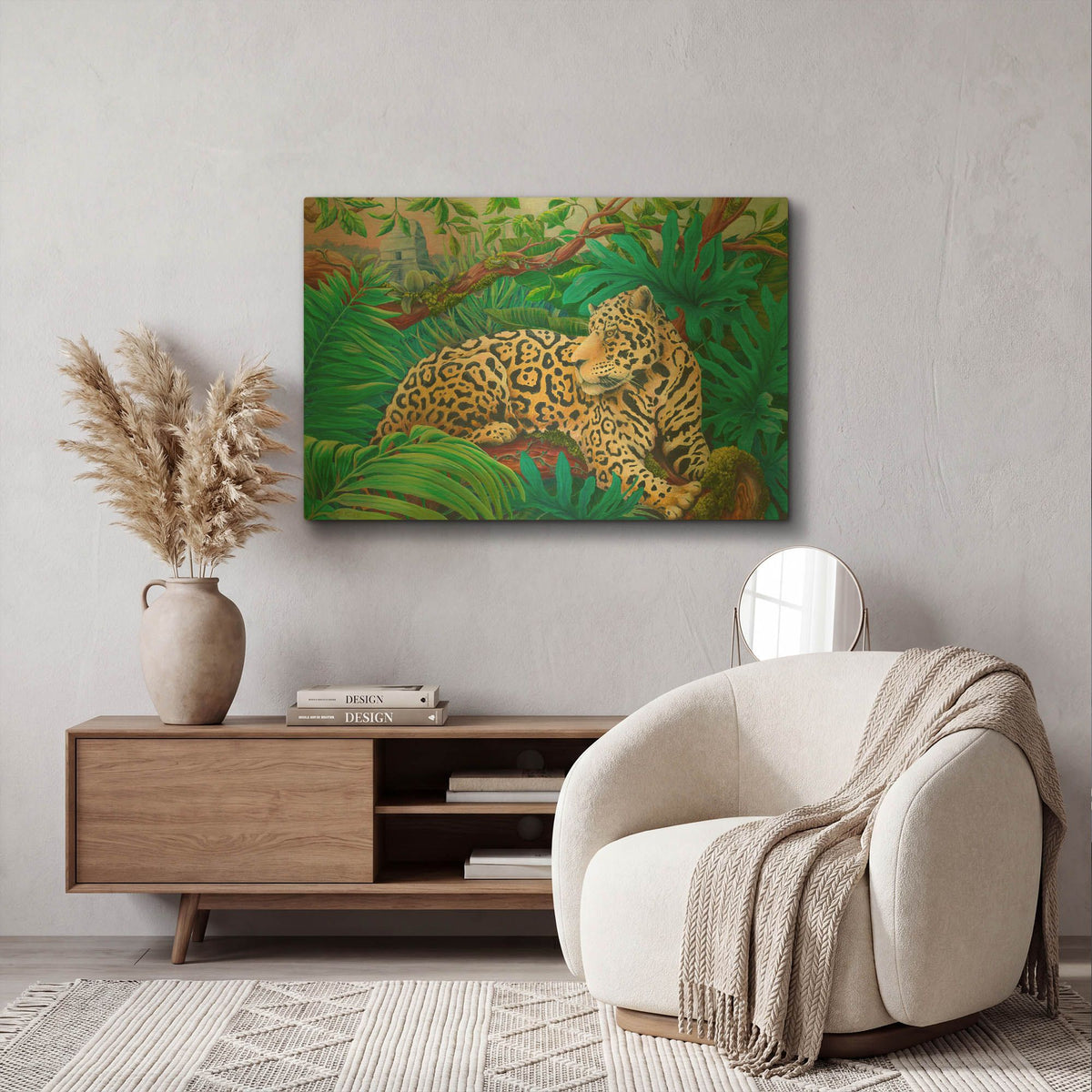 'God of the Upper World' By Tim Marsh Gold Metal Wall Art