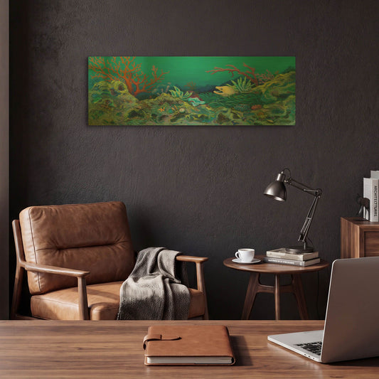 'The Gate Keeper' By Tim Marsh Gold Metal Wall Art