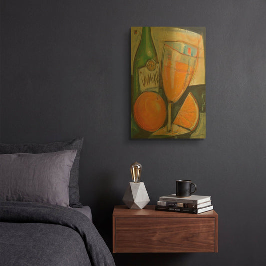 'Mimosa' By Tim Nyberg Gold Metal Wall Art