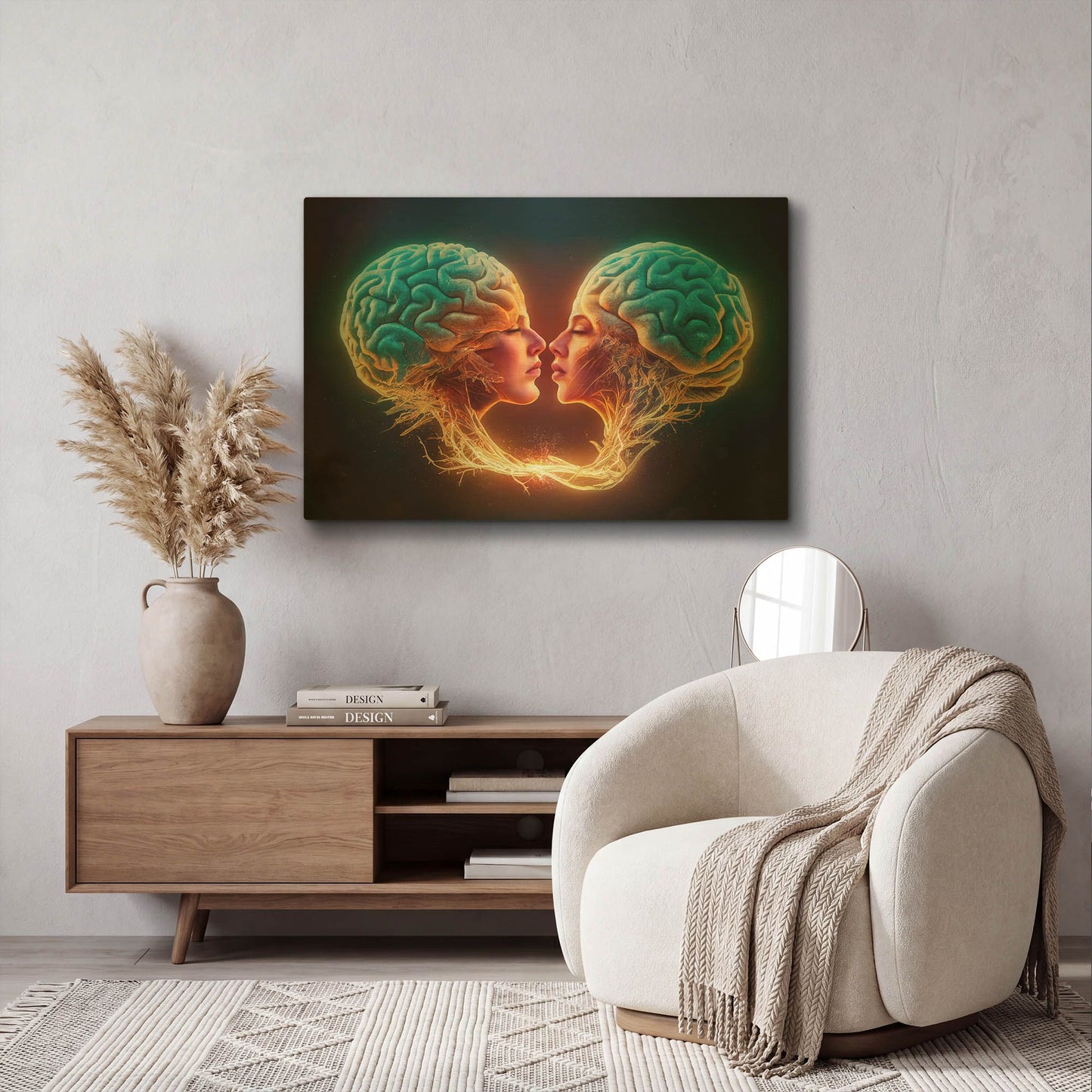 'Sapiosexual' By Mario Sanchez Nevado Gold Metal Wall Art