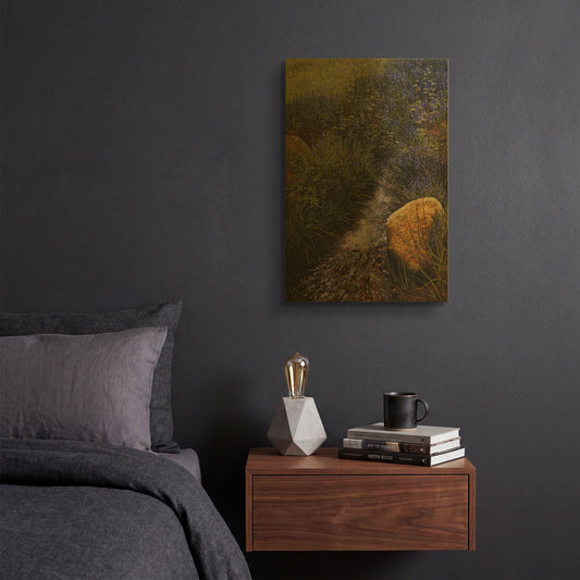 'Sparkling Water' By Bill Makinson Gold Metal Wall Art