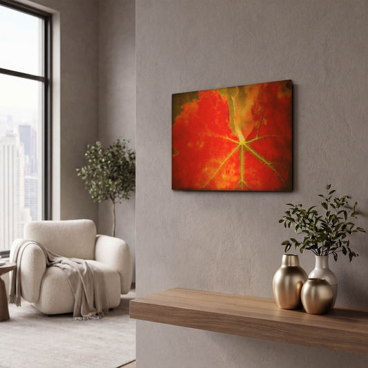 'Autumn' By Jessica Rogers Gold Metal Wall Art