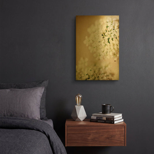 'She Wore Lace' By Jessica Rogers Gold Metal Wall Art