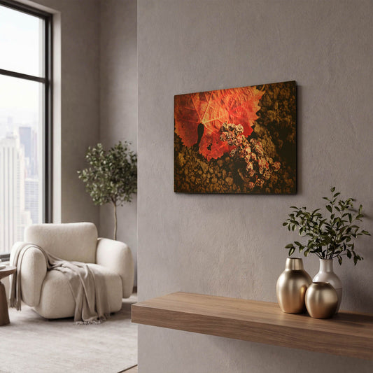 'The Fallen' By Jessica Rogers Gold Metal Wall Art