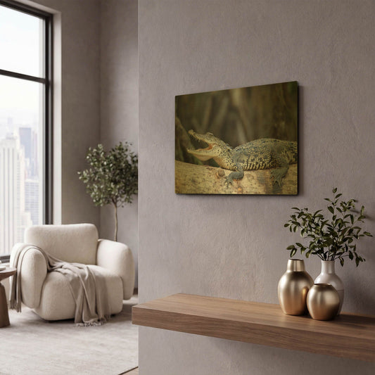 'Ready To Snap' By Jonathan Ross Gold Metal Wall Art