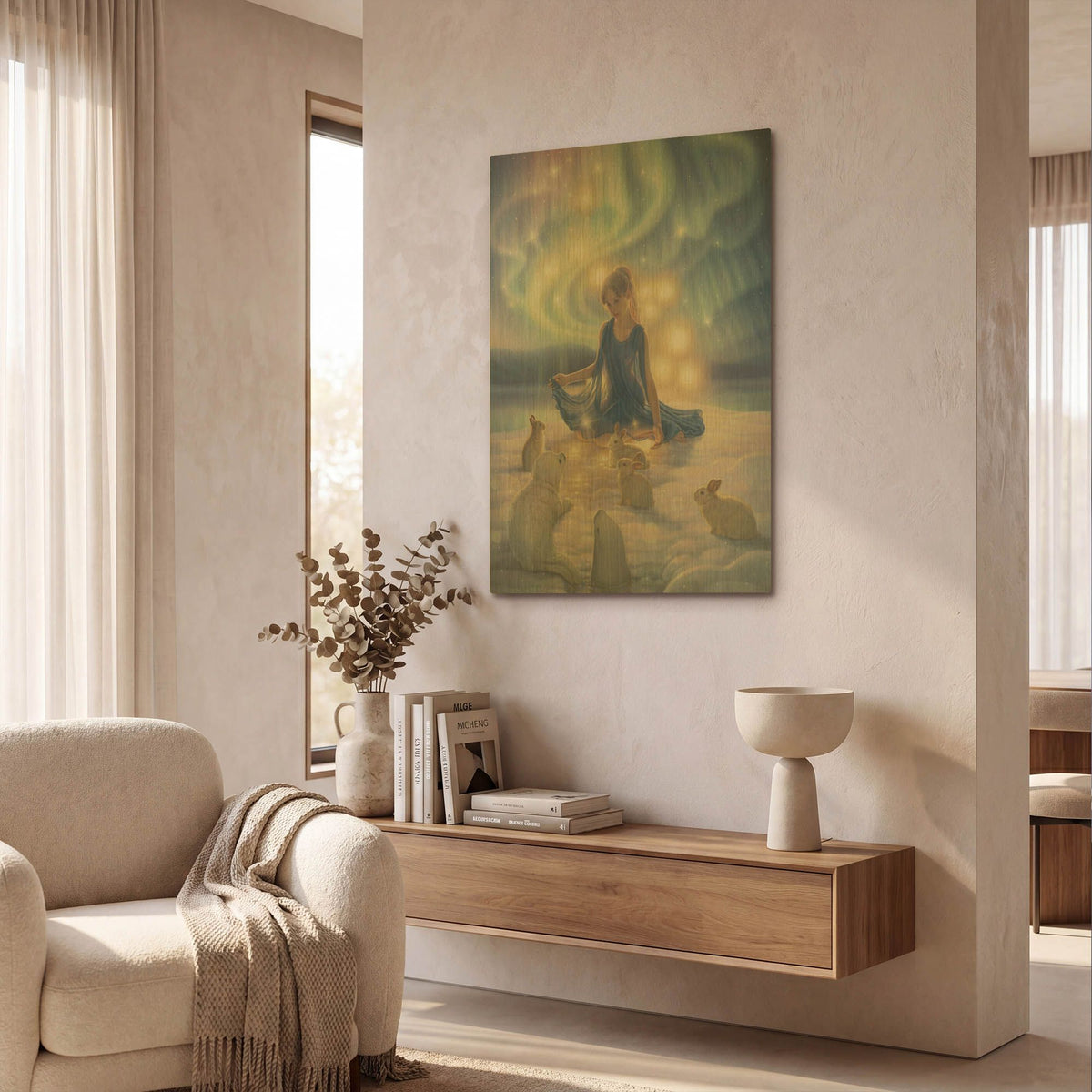 'Celebration Ii, Aurora Dreams 2' By Kirk Reinert Gold Metal Wall Art