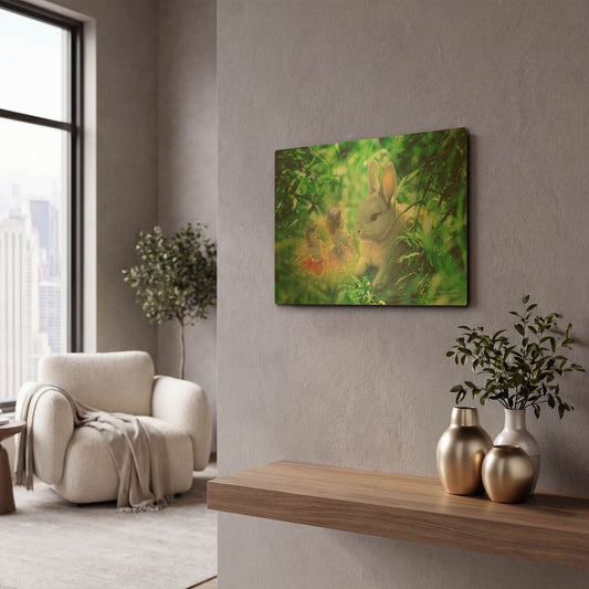 'Lost Baby' By Kirk Reinert Gold Metal Wall Art