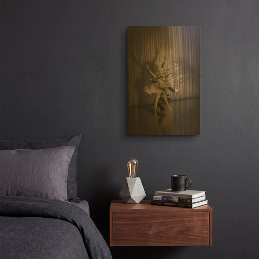 'The Devils Music' By Kirk Reinert Gold Metal Wall Art