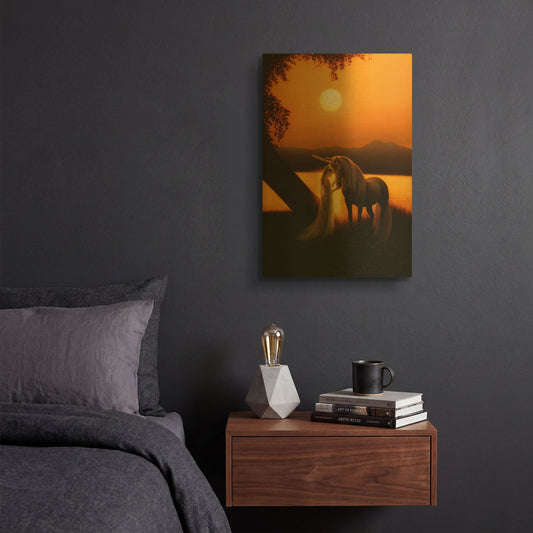 'Enchanted Evening' By Kirk Reinert Gold Metal Wall Art