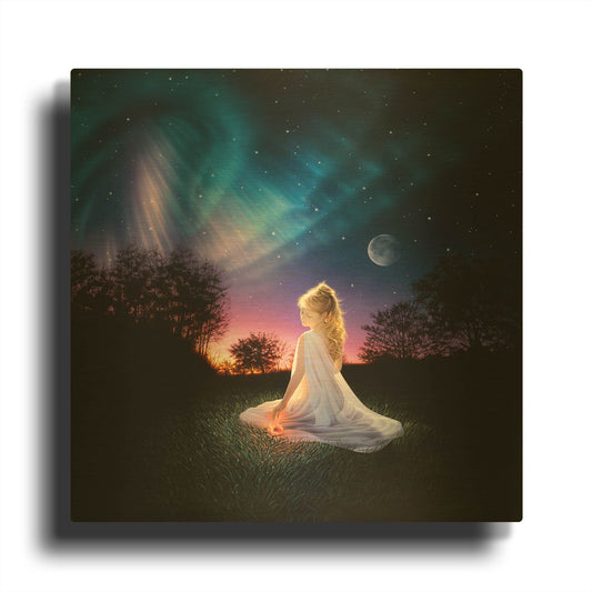 'Evening Wonder' By Kirk Reinert Gold Metal Wall Art