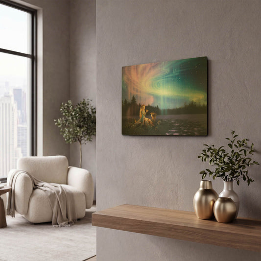 'Spring Feeling' By Kirk Reinert Gold Metal Wall Art