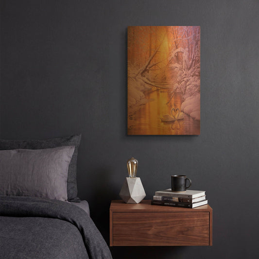 'Sweet Remembrance' By Kirk Reinert Gold Metal Wall Art