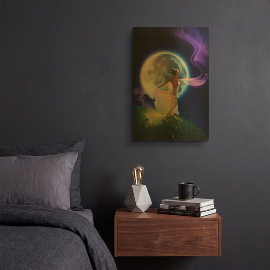 'Weaver Of Dreams' By Kirk Reinert Gold Metal Wall Art