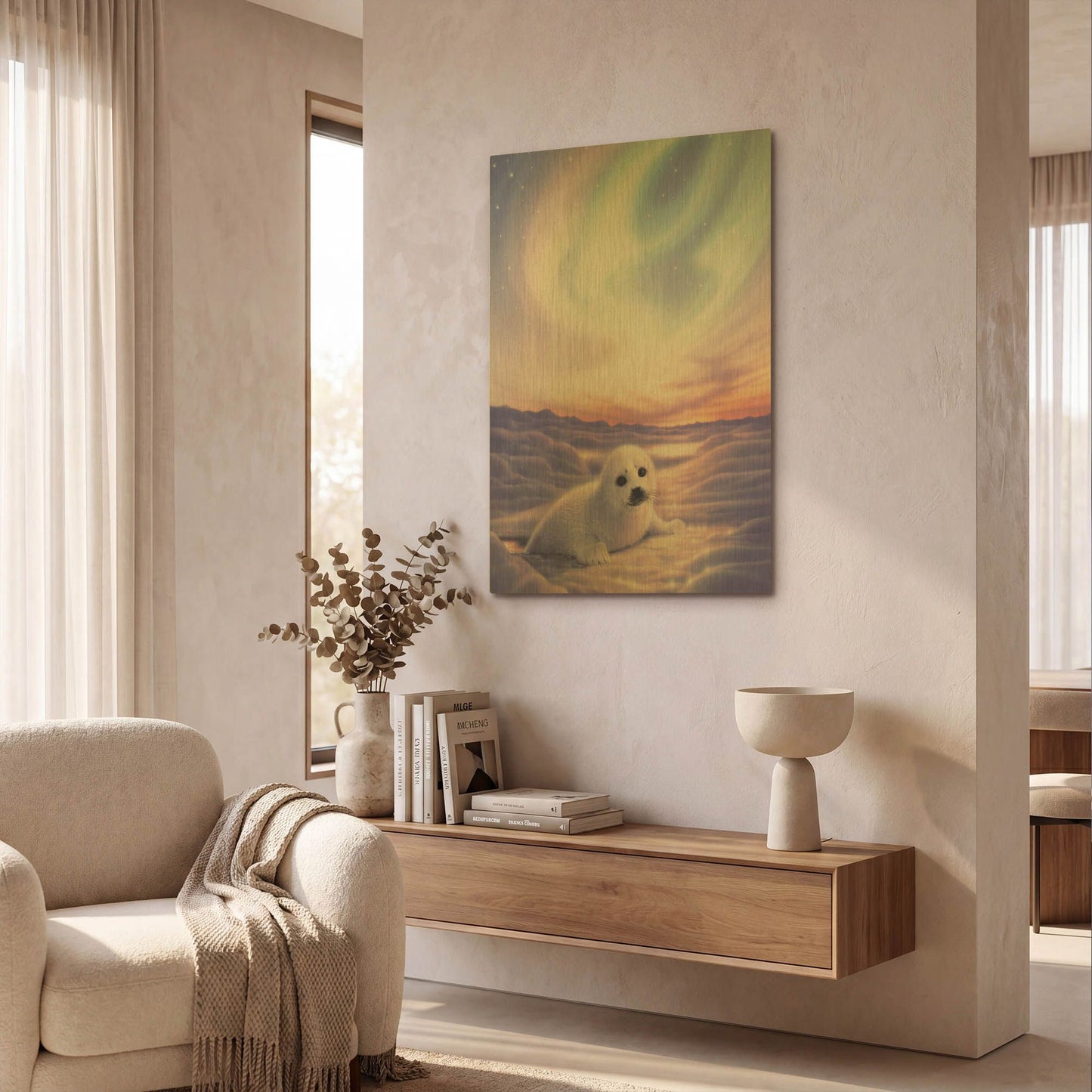'Baby' By Kirk Reinert Gold Metal Wall Art