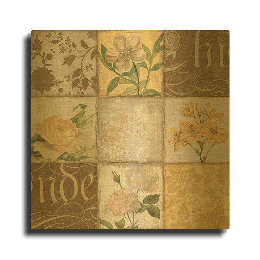 'Soft Lavender II' By NBL Studio Gold Metal Wall Art