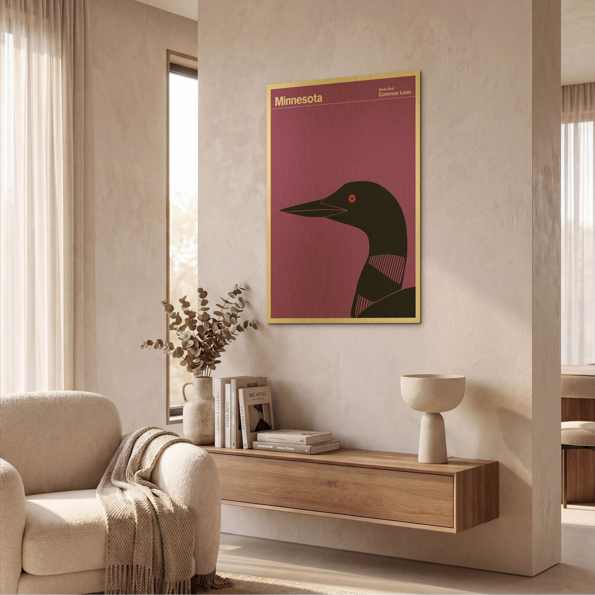 'Montague Posters 2' By Print Collection Gold Metal Wall Art