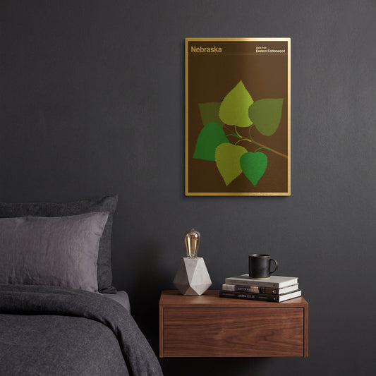 'Montague Posters 3' By Print Collection Gold Metal Wall Art