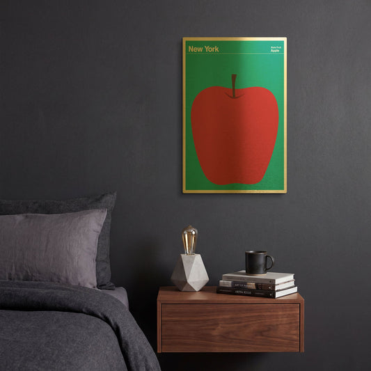 'Montague Posters 7' By Print Collection Gold Metal Wall Art