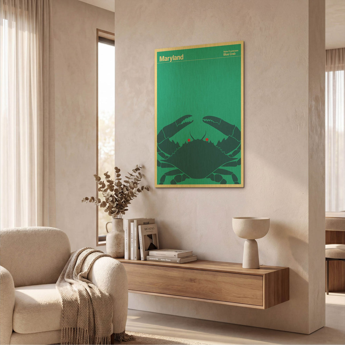 'Montague Posters 11' By Print Collection Gold Metal Wall Art