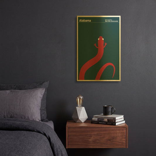 'Montague Posters 13' By Print Collection Gold Metal Wall Art
